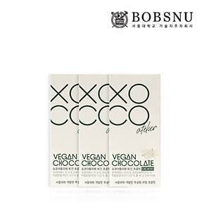 밥스누 쇼코아틀리에 무설탕 비건초콜릿 3개세트(40gx3)