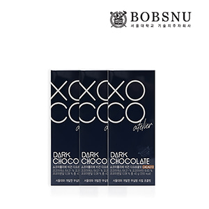 밥스누 쇼코아틀리에 무설탕 다크초콜릿 3개세트 (40gx3)