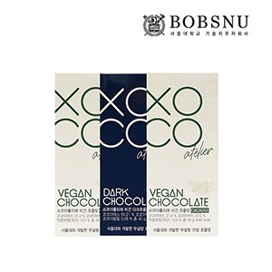 서울대 쇼코아틀리에 초콜릿(비건2+다크1) 3종세트(40gx3)